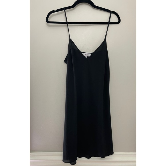 Reiss Black Sheer Long Sleeve Dress - Picture 8 of 10